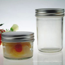 100ml 200ml Mason Glass Jam Jar with Metal Lids Wholesale